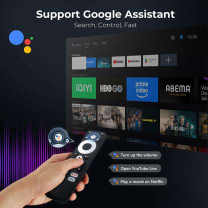 Sovboi 4K Smart Outdoor Projector with Google TV & Voice Control