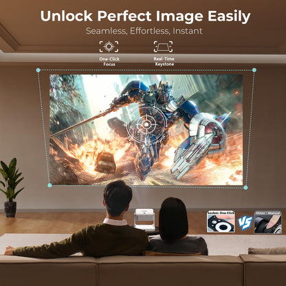 Sovboi 4K Smart Outdoor Projector with Google TV & Voice Control