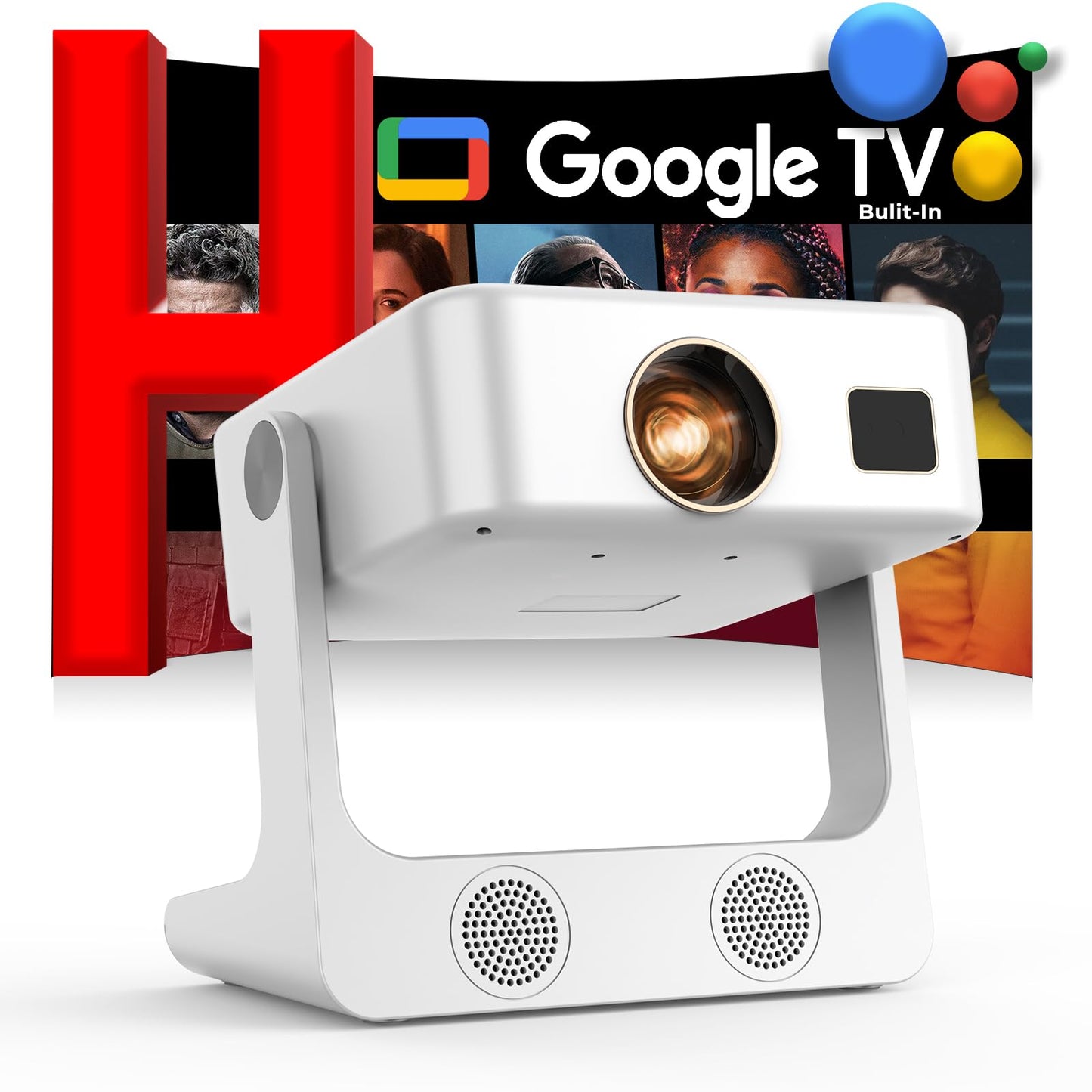 Sovboi 4K Smart Outdoor Projector with Google TV & Voice Control