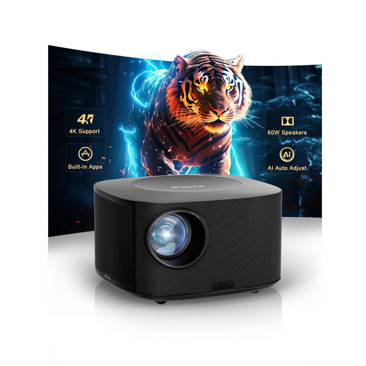 ONOAYO ONO5Pro 4K Smart Outdoor Projector with 60W Dolby Audio
